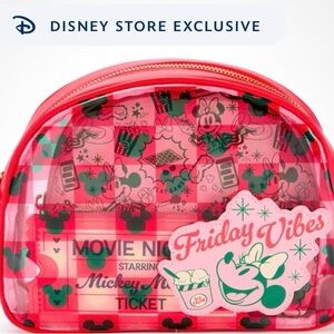 Disney Store Exclusive Minnie Mouse Cosmetic Pouch Set – Exclusive NWT